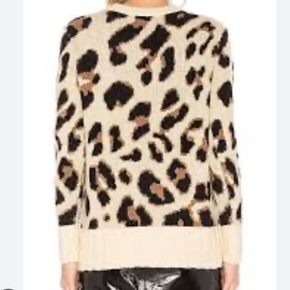 Lovers and Friends Speak Up Sweater in Metallic Leopard Size Small - Picture 8 of 8